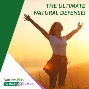 Naturesplus Herbal Actives Immune Zinc Lozenges, Cherry Flavour - Chewable Zinc and Vitamin C Tablets with Olive Leaf, Elderberry and Vitamin D3 - Vegan, Gluten Free - 60 Chewables