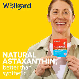 Wellgard Vegan 8Mg Astaxanthin Supplement - Natural Astaxanthin, Not Synthetic, High-Strength Astaxanthin with Vitamin D3