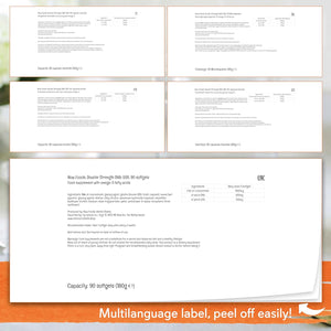 Now Foods, Double Strength DHA-500, Omega-3 from Fatty Acids, High Dose, 90 Softgels, Soy Free, Gluten Free, Non-Gmo