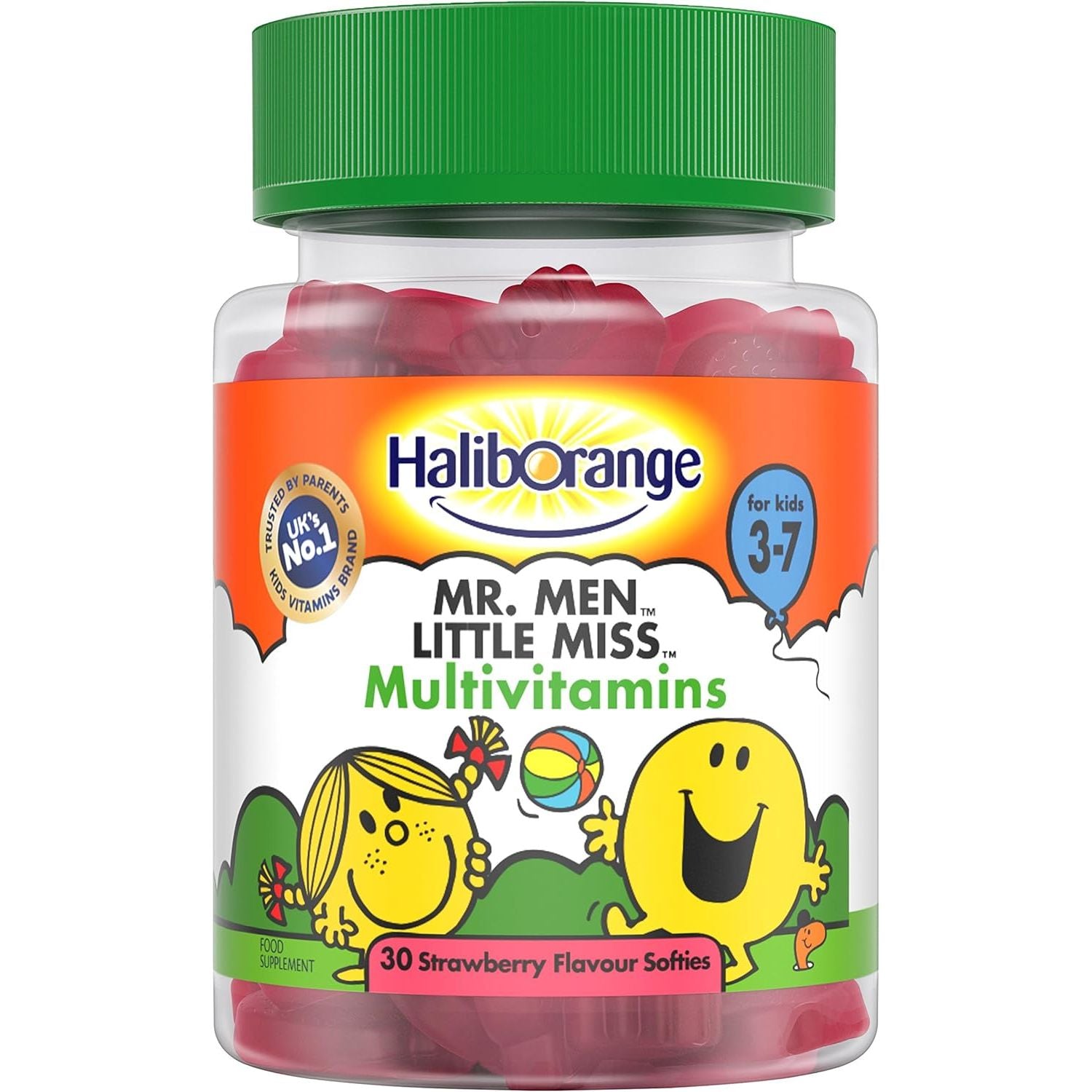 Haliborange Kids Mr. Men Little Miss Multivitamins Strawberry Softies, Capsule