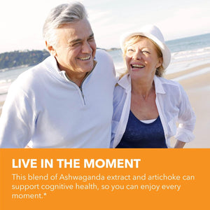 Ashwagandha High Strength 1000Mg | Stress and Mood Support for Men and Women | Herbal Supplement Ashwagandha Complex with Artichoke Extract | Third-Party Tested, Non-Gmo & Gluten Free | 90 Capsules