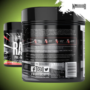 Warrior Rage - Pre-Workout Powder - 392G - with Creatine Gluconate, Vitamin C and Beta Alanine - Energy Drink Sports Supplement - for Men & Women - 45 Servings (Wicked Watermelon)