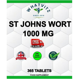 WHATVITZ ST Johns Wort 365 Tablets