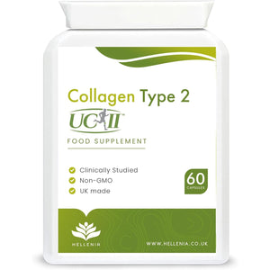 UC-II® Collagen Type 2-40Mg - 60 Capsules | Joint Support | Manufactured in the UK