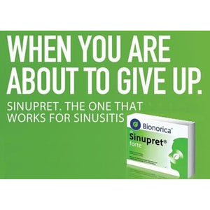 Sinupret ® Forte by Bionorica - Sinus & Immune Support 20 Tabs