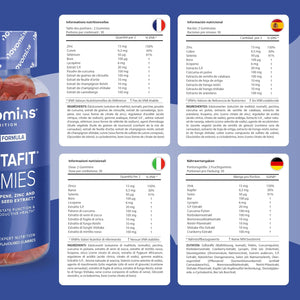 Novomins Prostafit - Prostate Gummies - High Strength Nettle Leaf Supplement for Men - Prostate Support & Urinary Health - with Pumpkin Seed & Zinc - Vegan Men'S Health Supplement - 60 Gummies