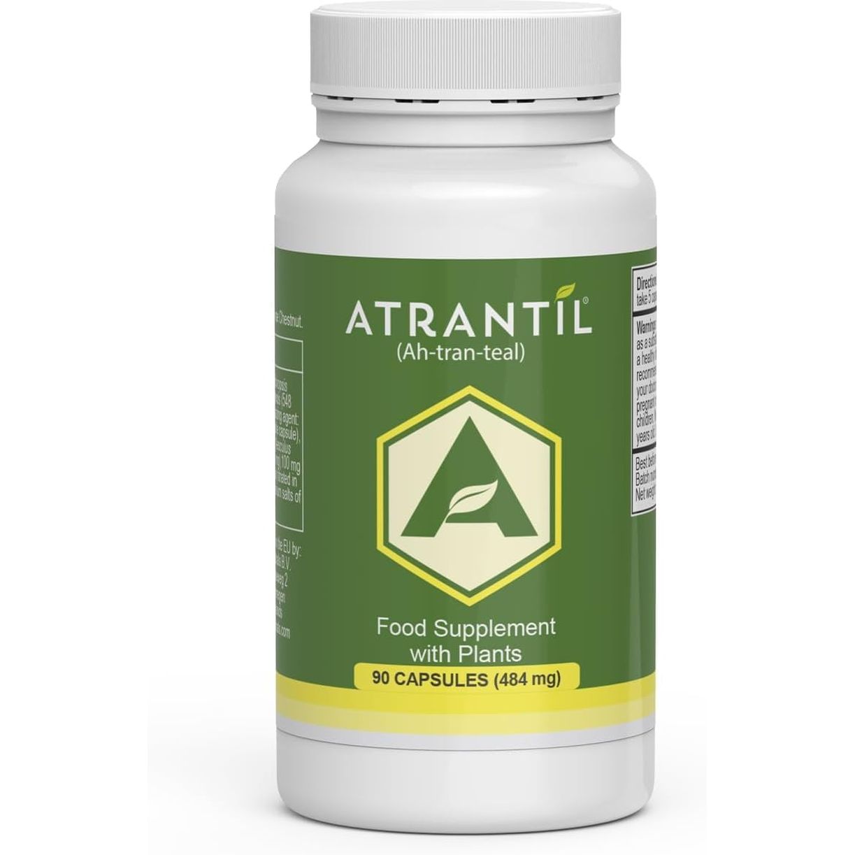 Atrantil Natural Digestive Aid for Bloating and Abdominal Discomfort, 90 Capsules