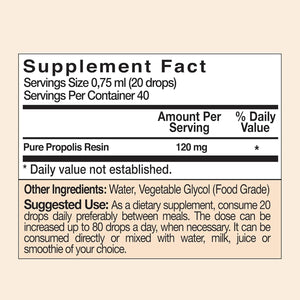 Bee and You 100% Natural Propolis Extract%10, Water Soluble Drops, High Potency, Ultra Pure, Immune Support Supplement, Antioxidants, Natural Detox, Keto, Paleo, Gluten-Free, 1 Fl Oz