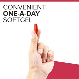 Qunol Mega Ubiquinol Coq10 100Mg, Superior Absorption, Patented Water and Fat Soluble Natural Supplement Form of C0Q10, Antioxidant for Heart Health, 60 Count Softgels