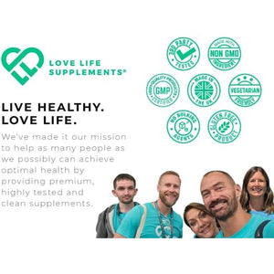 Panax (Korean) Ginseng 3500Mg 20% Ginsenosides | 4 Month Supply - 120 High Strength Capsules with No Bulking Agents | for Improved Memory, Athletic Endurance, Stress Reduction | Love Life Supplements