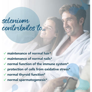 Zipvit Selenium 200Mcg with Vitamins A, C, E. 180 Vegan Tablets. Supports Normal Thyroid, Skin, Hair & Nails, Immune System, and Antioxidant Protection. 6 Month Supply.