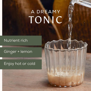 Ancient + Brave True Nightcap 180G - Sleep Supplement for Adults with Magnesium, Zinc, Vitamin C, Amino Acids - Natural Sleep Aid Powder - Recover Sleep, Anxiety Support, Lemon Ginger Flavor, Vegan