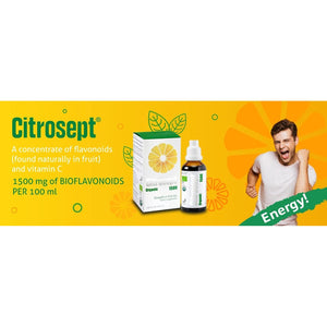 Citrosept Organic Grapefruit Seed Extract with Bioflavonoids GSE 1500, 50 Ml