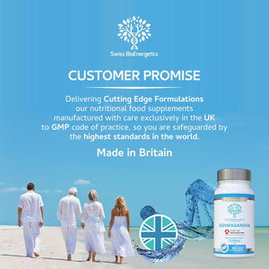 Ashwagandha KSM-66 : 12,500Mg Daily Super High Strength Ashwagandha - 5% Withanolides - Equivalent 1000Mg Extract - No Artificial Fillers or Binders - Organic Withania Somnifera Root - UK Made