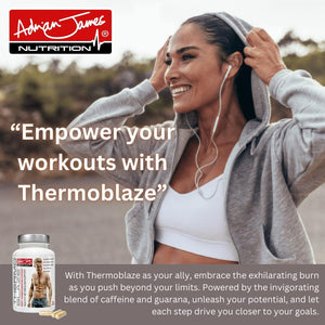 Adrian James Nutrition - Thermoblaze (2 Pack) for Men & Women, 60 Days Supply
