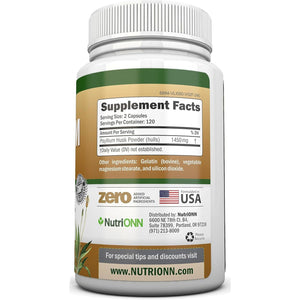 PSYLLIUM Husk Capsules - 1450Mg per Serving - 240 Capsules - Premium Psyllium Fiber Supplement - Great for Digestion and Regularity - 100% Natural Soluble Fiber