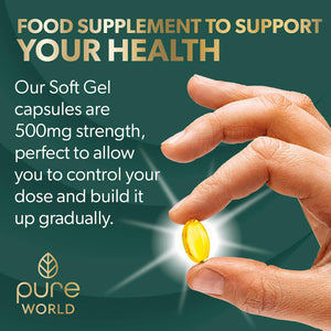 Pure World Natural Black Seed Oil 90 Piece Capsules Vegan Premium Cold Pressed Easy to Swallow Produced in UK