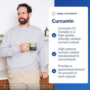 Pure Encapsulations Curcumin - High Potency Turmeric C3 Complex Supplement - 60 Capsules