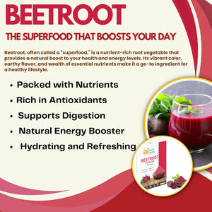 Herbs Botanica Beetroot Extract Powder 5.3 Oz, 150 GMS Nitric Oxide Booster, Boost Stamina and Increases Energy, Beet Root Powder Natural
