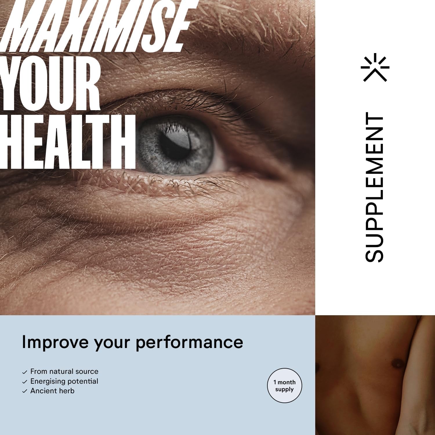 Numan - Maca Root Capsules for Men 2500Mg - High Strength Peruvian Maca Supplement - 60 Vegan Capsules Non-Gmo