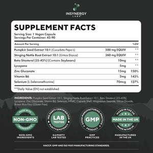 Ultra Premium Prostate Supplement - Prostate Pro, Prostate Supplements for Men | Stinging Nettle, Beta Sitosterol, Lycopene 90 Vegan Capsules Prostate Support