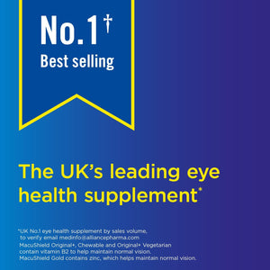 Macushield Original plus Capsules - 90-Day Pack, Eye Health Supplement* with Lutein Zeaxanthin and Meso-Zeaxanthin + Vitamin B2 (Riboflavin) Which Helps Support Normal Vision, 90 Count (Pack of 1)