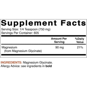 Best Naturals Magnesium Glycinate Powder - 1 Pound (1 LB (Pack of 1))