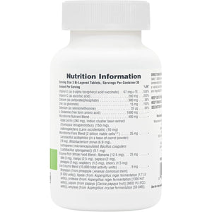 Naturesplus GI Nutra Total Digestive Wellness - Probiotics Supplement with Prebiotics, Digestive Enzymes, Glutamine, Calcium - Gut, Bloating - Vegetarian, Gluten Free - 90 Tablets