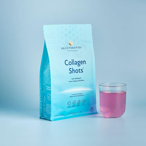 Rejuvenated Collagen Shots - 10,000 Mg Marine Collagen Supplement Drink with Antioxidants, Vitamins & Hyaluronic Acid (30 Servings)