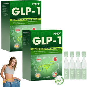 Peaka Oral Solution, Advanced GLP-1 Drops, Peaka GLP-1 Weight Loss Oral Solution, Natural Advanced Body Care, Gut & Digestive Immune & Energy Support (2 Bottle)