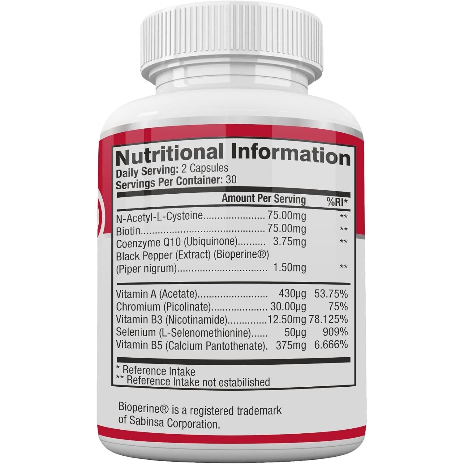 Blemless 30 Day- Clear Skin Supplement Pills Designed to Reduce Oily Breakouts from Spots & Blemishes with Vitamins A, B5, NAC, & Selenium for Women, Men, Teens, & Adults | 60 Natural Capsules