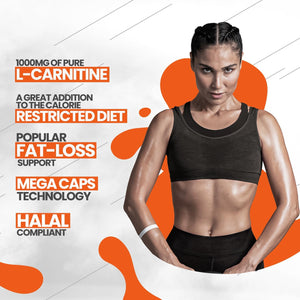 OLIMP SPORT NUTRITION Olimp L-Carnitine 1500 Extreme Mega Capsules - Pack of 120 Capsules