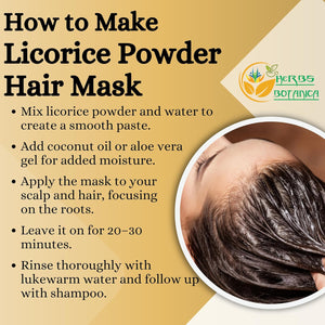 Herbs Botanica Licorice Root Powder Natural – Mulethi (Yastimadu) Powder (Glycyrrhiza Glabra) for Skin Care, Herbal Tea, Digestive Support & Wellness – 2 Oz