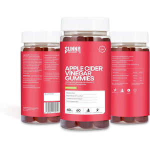 Sunna Supplements Apple Cider Vinegar Gummies 1000Mg – Supports Metabolism & Immune Health – with Vitamin C, Chromium & Pomegranate – Vegan, Non-Gmo, Gluten Free – 60 Gummies