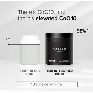 Coq10 400Mg Extra Strength - Ultra High Purity with MCT Oil for Superior Absorption - 98% Purified - Third-Party Tested, 60 Veggie Capsules