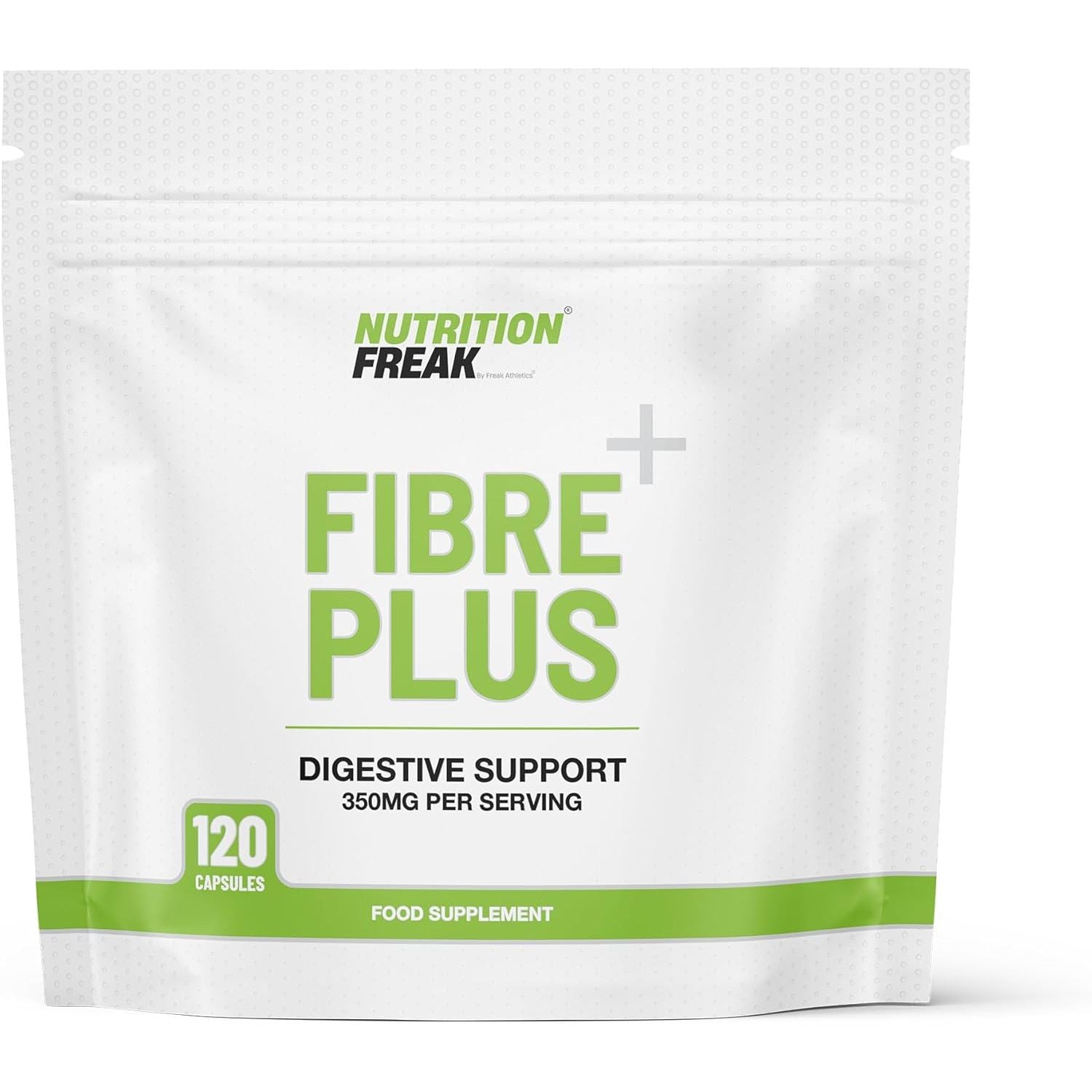 Fibre plus by Freak Athletics - Daily Fibre Supplement - Premium Fibre Capsules with Psyllium Husk, Chia Seed, Baobab Fruit