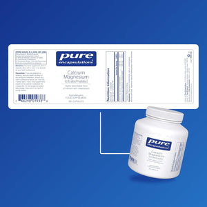 Pure Encapsulations Calcium Magnesium (Citrate/Malate) - Mineral Combination for Bones, Muscles and Nerves - 180 Capsules