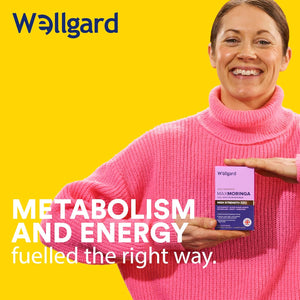 Wellgard Moringa Capsules - Supports Blood Sugar Balance, Heart & Digestive Health, and Metabolism, 60 Vegan Capsules