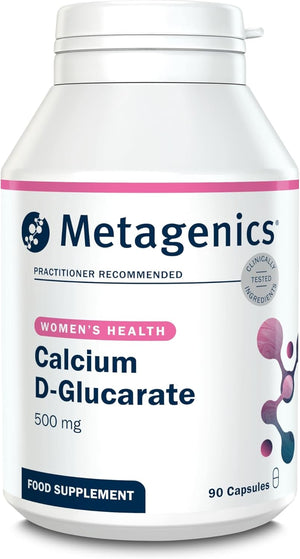 Metagenics Calcium D-Glucarate - Energy-Yielding Metabolsim & Gut Health - 90 Capsules