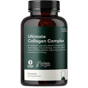 Ultimate Collagen Capsules Complex - High Strength 2500Mg Supplement - 16 Nutrients for Healthy Joints Skin Hair - Hydrolysed Marine Collagen Peptides - Collagen Powder & Tablet Alternative