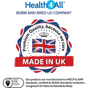 Health4All Quercetin 400Mg + Bromelain 100Mg per Capsule, Natural Antihistamine, Balances Immune Response, Pure Vegan 60 Capsules (Not Tablets) | Made in UK