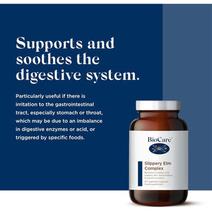 Biocare - Slippery Elm Complex | Digestion & Antioxidant Support - 90 Capsules