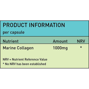 Nutrivolv Collagen Marine 1000Mg Supplement | Anti-Ageing Support for Skin, Joints, Bones, Muscles & Tissue Health | 90 Capsules | Boosts Skin Elasticity & Joint Mobility
