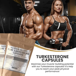 Turkesterone Capsules | Muscle Recovery and Muscle Growth Supplement | Super Strength 1000Mg per Serving | 60 Capsules