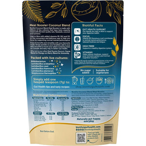 Gut Health, Super Food, Meal Booster, 34 Billion Probiotics, Prebiotic Fibre, Source of Vitamins D3 B5 B12, Greens Powder Alternative, Vegan Friendly, Gluten Free, Coconut & Turmeric, 30 Servings