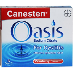 Canesten Oasis for Cystitis Cranberry Flavour 6 Sachets