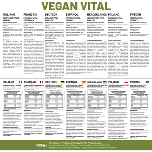 Vegan Vital Multivitamins and Minerals | 120 Vegan Multivitamin Capsule | Calcium, Vitamin B12, Vitamin B2, Vitamin D3, Selenium, Iodine, Zinc & Iron | by Prowise Healthcare