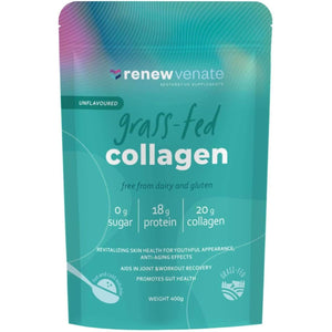 Renewvenate Collagen Supplements for Women – Daily Blend with Hydrolyzed Collagen Peptides for Radiant Skin, Stronger Hair, Nails, and Joint Health – Vegan and Bovine Collagen Options Available
