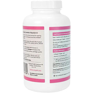 AHS Super Collagen plus C Tablets - Pack of 250 Tablets (Also 120 + 90 Counts) 3 Sizes! 6000MG per Serving with Added Vitamin C - Healthy Skin, Nails & Hair