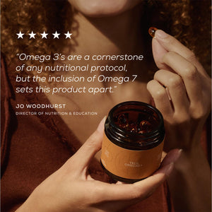 Ancient + Brave True Omegas+ 60 Capsules - Vegan Omega-3 Omega-7 - Sustainable Nutrition Supplement – Plant Based Essential Fatty Acids for Vision Brain and Heart Health